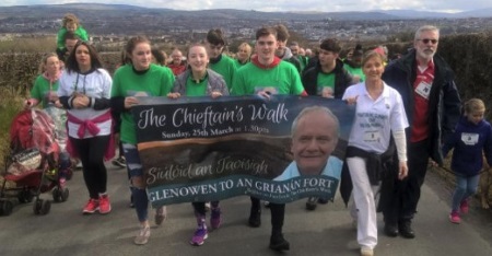 charity walk in memory of Martin McGuinness