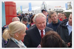 Martin McGuinness Ploughing